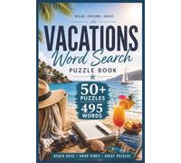 Beach Vacations Word Search Puzzle Book: Word Searches with Easy to Read Print about Beaches, Beach life, Vacation and More | 6X9 inches, 110 Pages | ... Holidays and Freetimes for everyone.