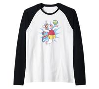 Beach Volley, Amore per La Pallavolo Maglia con Maniche Raglan
