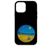 Beach Volley Hermosa - Van Gogh Starry Night Style Custodia per iPhone 12 mini
