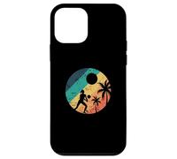 Beach volley sulla spiaggia sotto palme Custodia per iPhone 12 mini