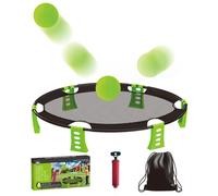 Beach Volleyball Game with Carry Bag 2 Balls for Beach Yard Lawn Backyard Park I