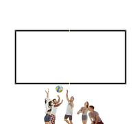 Beach Volleyball Lines - Outdoor Court Boundary Rope Set, Visible Marking Lines with Anchors, Adjustable Sports Field Border Kit, Portable Volleyball Court Marking, Game Accessories for Beach Park