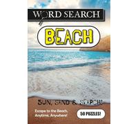 BEACH WORD SEARCH: Beach Themed Word Search Puzzle Book
