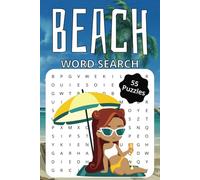 Beach Word Search Puzzle Book: 55 Unique Puzzles All About the Beach, Ocean, Animals, and More!