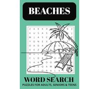 Beach Word Search Puzzle Book: Word Search with easy to read print about beaches, shorelines, waves and more | 6x9 inches | 110 pages | 50+ puzzles... Gift for vacations, holidays, and free times