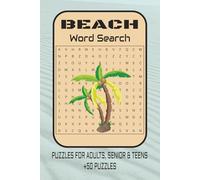 Beach Word Search Puzzle Book: Word Searches with Easy to Read about Places, Swim Suits, Vacations and more | 6x9 inches, 110 Pages | 50+ Puzzles ... Gift for Vacations, Holidays and Spare Time.