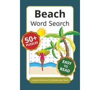 Beach Word Search Puzzle Book: Word Searches with Easy to Read Print about Beaches, Beach Life, Holiday and More | 6x9 inches, 110 pages | 50+ Puzzles ... Gift for Vacations, Holidays and Free Times