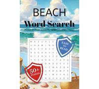 Beach Word Search Puzzle Book: Word Searches with Easy to Read Print about Beaches, Beach Life, Holiday and More | 6x9 inches, 110 pages | 50+ Puzzles ... Gift for Vacations, Holidays and Free Times
