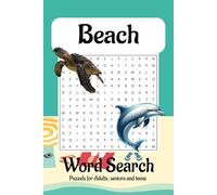 Beach Word Search Puzzle Book: Word Searches with Easy to Read Print about The Beach, Marine Animals, Fish, The Ocean and More | 6x9 inches | 50+ Puzzles... Gift for Vacations, Holidays and Free Times
