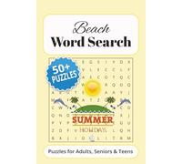 Beach Word Search Puzzle Book: Word Searches with Easy to Read Print about the Beach, Ocean, Summer and More | 6X9 Inches, 110 Pages | 50+ Puzzles...Gift for Vacations, Holidays and Free Times.