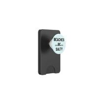Beaches Be Salty Vacation Women Beach Summer Vibes Beachy PopSockets PopWallet per MagSafe