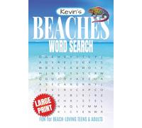 Beaches Word Search Puzzle Book: Relaxing Word Searches with Easy to Read, Large Print, about Sandy Beaches, Vacations, Travel and More! | 6 x 9 inches | 110 pages | 55 Puzzles