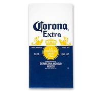 Beachland Corona - Telo mare con logo, 76,2 x 152,4 cm, 100% cotone, con etichetta per birra, piscina, viaggi, campeggio, lago (76,2 x 152,4 cm, blu)