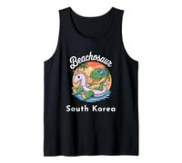 Beachosaur Corea del Sud Vacation Dinosaur Corea del Sud Canotta