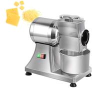 Beachtiful Grattugia Elettrica per Formaggio da 550 W, Robusta Struttura in Acciaio Inox, Grattugia per Formaggio, per Burro, Pane, Crusca