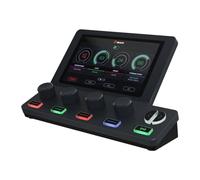 BEACN Mix Create USB C Mixer audio con display a colori da 5 pollici, 4 pulsanti di paging, routing audio, submixes, modalità silenziose, per creatori di contenuti, streaming, giochi