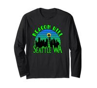 Beacon Hill Seattle WA Beacon Hill quartiere con Skyline Maglia a Manica