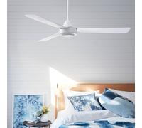 Leggera Design Ventilatore con Interruttore a Parete Bayside Calypso Bianco [EEK: Non valutato]