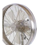 Beacon Lighting Ventilatore a piantana Beacon Breeze cromato, base rotonda, silenzioso Beacon Lighting