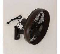 Beacon Lighting Ventilatore da parete Beacon Breeze, nero, Ø 41 cm Beacon Lighting