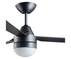 Beacon Lighting Ventilatore da soffitto Beacon con luce Megara titan 122 cm silenzioso Beacon Lighting