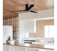 Beacon Lighting Ventilatore da soffitto Beacon Londo nero motore DC 132 cm silenzioso Beacon Lighting