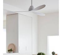 Beacon Lighting Ventilatore da soffitto Beacon Whitehaven, bianco, DC, silenzioso, 142 cm Beacon Lighting