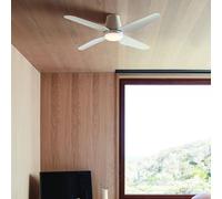 Beacon Lighting Ventilatore da soffitto LED Beacon Aria CTC bianco 122 cm silenzioso Beacon Lighting
