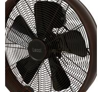 Beacon Lighting Ventilatore da tavolo Beacon Breeze bronzo/noce, Ø 41 cm, silenzioso Beacon Lighting