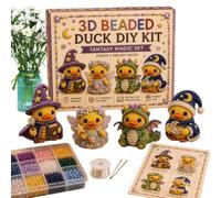 Bead Animal Craft Making Kit With Cute Duck Design,Handmade Beading Set