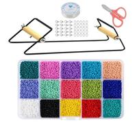 Bead looms - Jewelry Art Making, Precision Adjustable Beading Kit, Ultra High Craft looms Supplies Set | Super Professional Grade Bracelet Weaving Design Tool, Portable DIY Studio Setup System