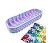 Bead Organizer Box - Three Dimensional Container, Portable Gradient Case