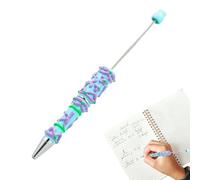 Bead Pens, Bullet-Shaped Beaded Ballpoint Pen, 5.71 Inches Jewelry Making Supplies, School Stationery for Teachers Students Crafting Drawing Notes Journaling Classroom Home Graduation