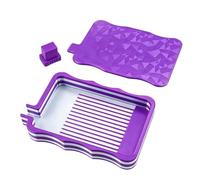 Bead Sorting Tray - Bedazzling Organizer Tray, Bedazzling Bead Sorting Trayswith Lid | Spill Proof Jewelry Organizer Plate for Rhinestones Diamondd Painting Gradient Storage Box Desk Table Tool