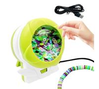 Bead Spinner, Electric Automatic Bracelet Spinner, Beading Kit with Motorized, Jewelry Making Tool with Adjustable Speed, for Youth Girls Boys Teens Children Family Friends Women Men Daughter Son