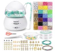 Beadact Electric Clay Bead Spinner Kit with Clay Beads Kit, Bead Spinner Machine for Jewelry Making, DIY Waist Beads