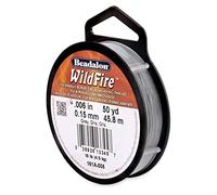 Beadalon 161-A008 Wildfire - Filo per corde da 0,006 x 50 m, grigio