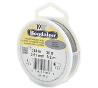 Beadalon 19 fili filo per corde di perline in acciaio inossidabile molti...