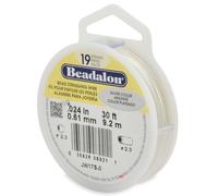 Beadalon 19 fili filo per corde di perline in acciaio inossidabile molti...
