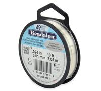 Beadalon® 49 fili filo per corde di perline in acciaio inossidabile ...
