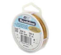Beadalon® 49 fili filo per corde di perline in acciaio inossidabile Molti...