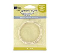 Beadalon Artistic Wire-Filo Inossidabile, Calibro 16, Colore: Argento, 10 "