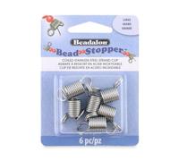 Beadalon - Ferma Perline, Grandi, 6 Pezzi