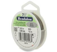 Beadalon Filo a 7 fili. 015 mm. Diametro 30 ft/Pkg-Bright