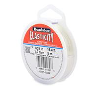 Beadalon - Filo Elastico Elasticity, Diametro 1 mm, 5 m, Trasparente