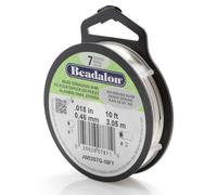 Beadalon® Filo per corde 7 fili filo di perline in argento sterling 925...