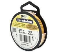Beadalon® Filo per corde di perline in acciaio inossidabile 19 fili ...