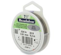 Beadalon - Rocchetto a 7 Fili, Lunghezza 9.2 m, Diametro 0,61 mm, Lucido