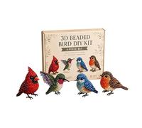 Beaded Animal Making Kit - 3D Craft Supplies, DIY Handmade Bead Set