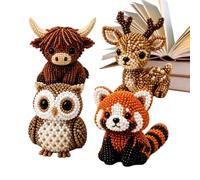 Beaded Animals - 3D DIY Animal Craft | With Instructions Bead Art Kit